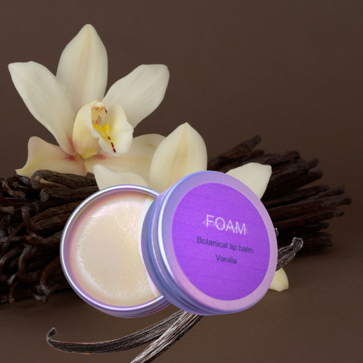 Ekologiskt läppbalsam - Botanical Lip Balm Cocoa Vanilla FOAM Accessories