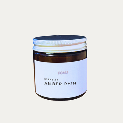 Botanical scented candle - Amber Rain