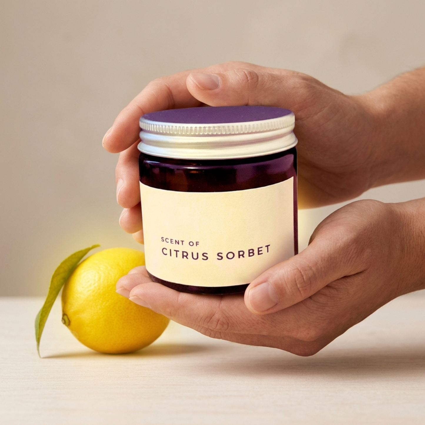 Scented candle Lemon - Citrus Sorbet