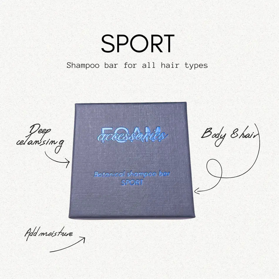Hårtvål - Schampokaka för alla hårtyper - SPORT.