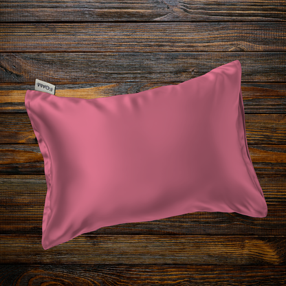 Cotton satin pillowcase