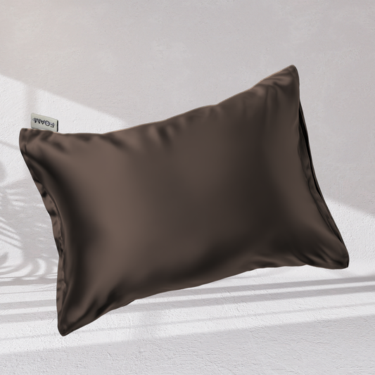 Cotton satin pillowcase