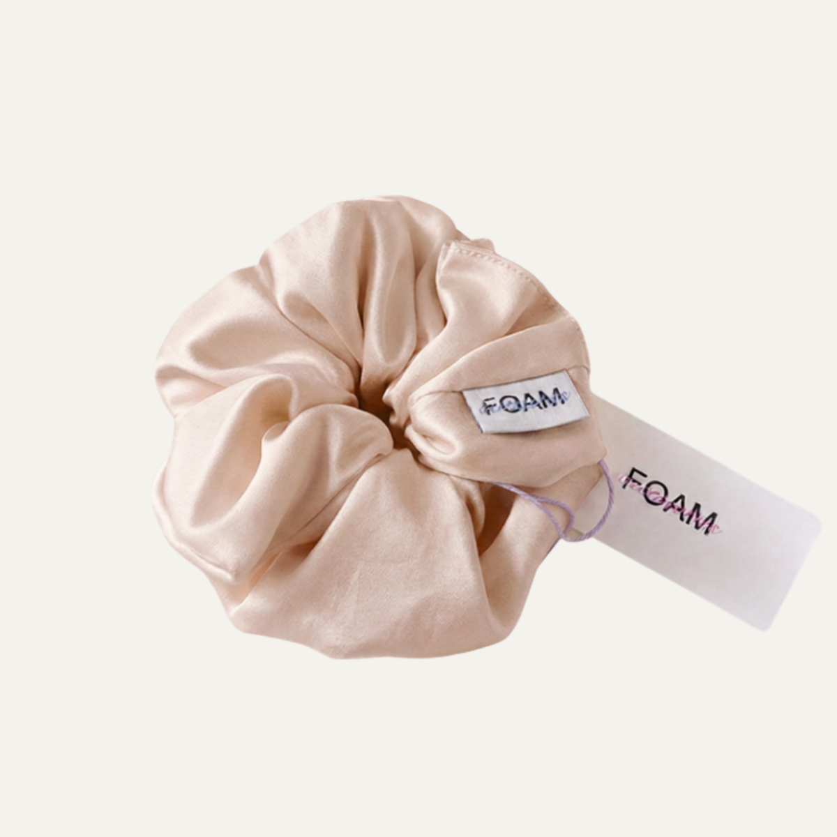 Silk scrunchie