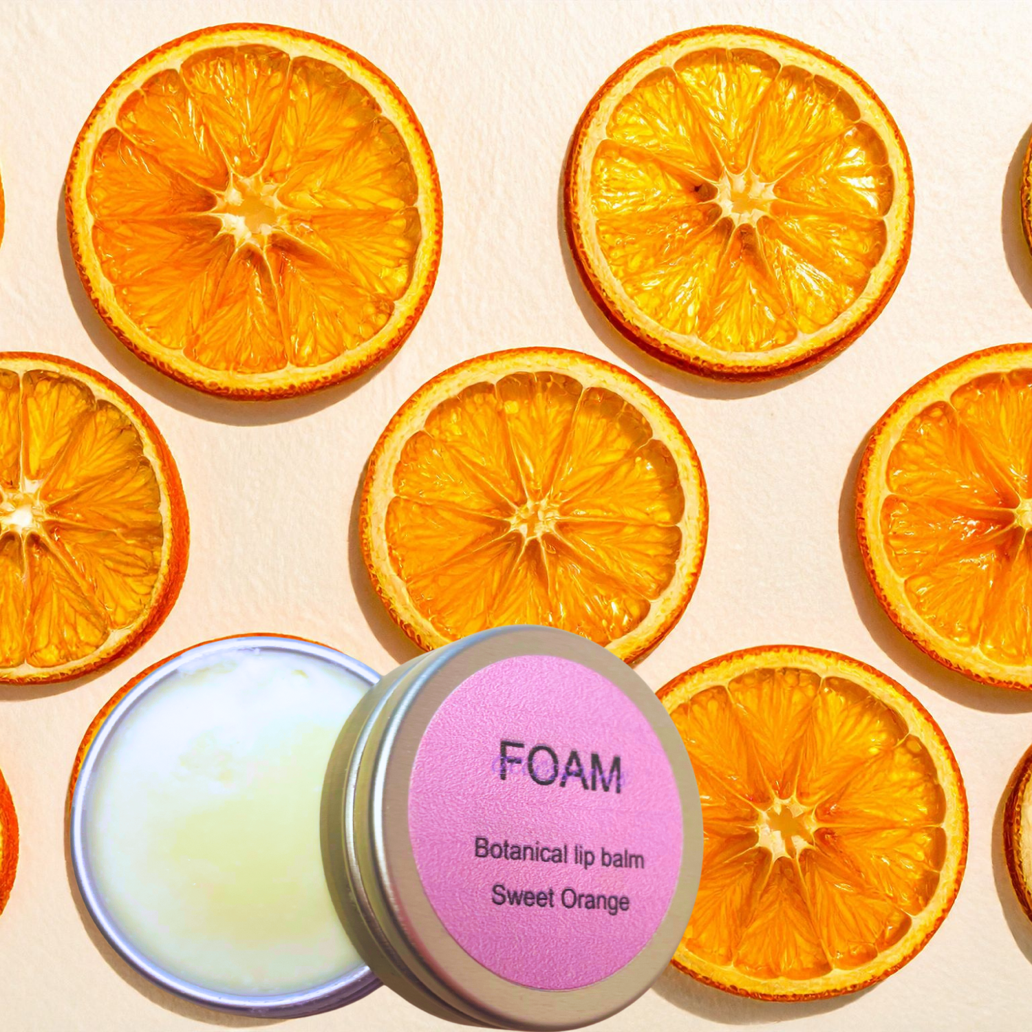 Ekologiskt läppbalsam - Botanical Lip Balm Sweet Orange FOAM Accessories