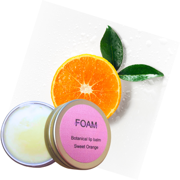 Ekologiskt läppbalsam - Botanical Lip Balm Sweet Orange FOAM Accessories