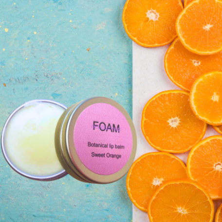 Ekologiskt läppbalsam - Botanical Lip Balm Sweet Orange FOAM Accessories