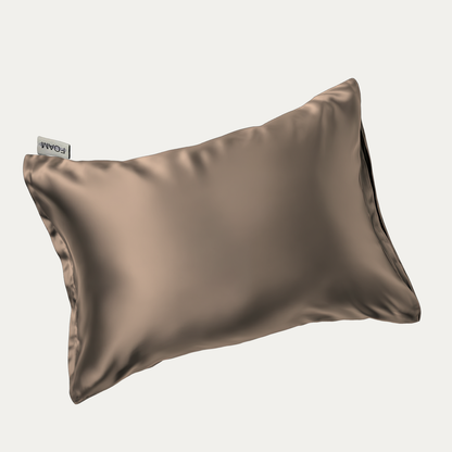 Cotton satin pillowcase