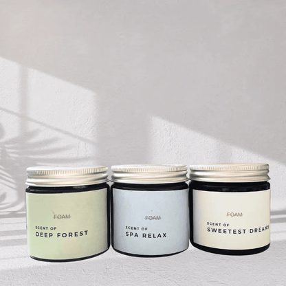 Presentbox Relaxing scents doftljus FOAM Accessories