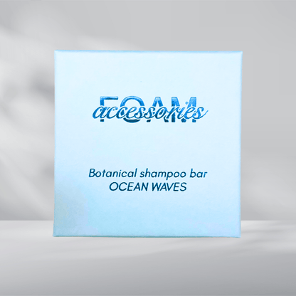Schampokaka lockigt hår - Ocean Waves Shampoo bar.