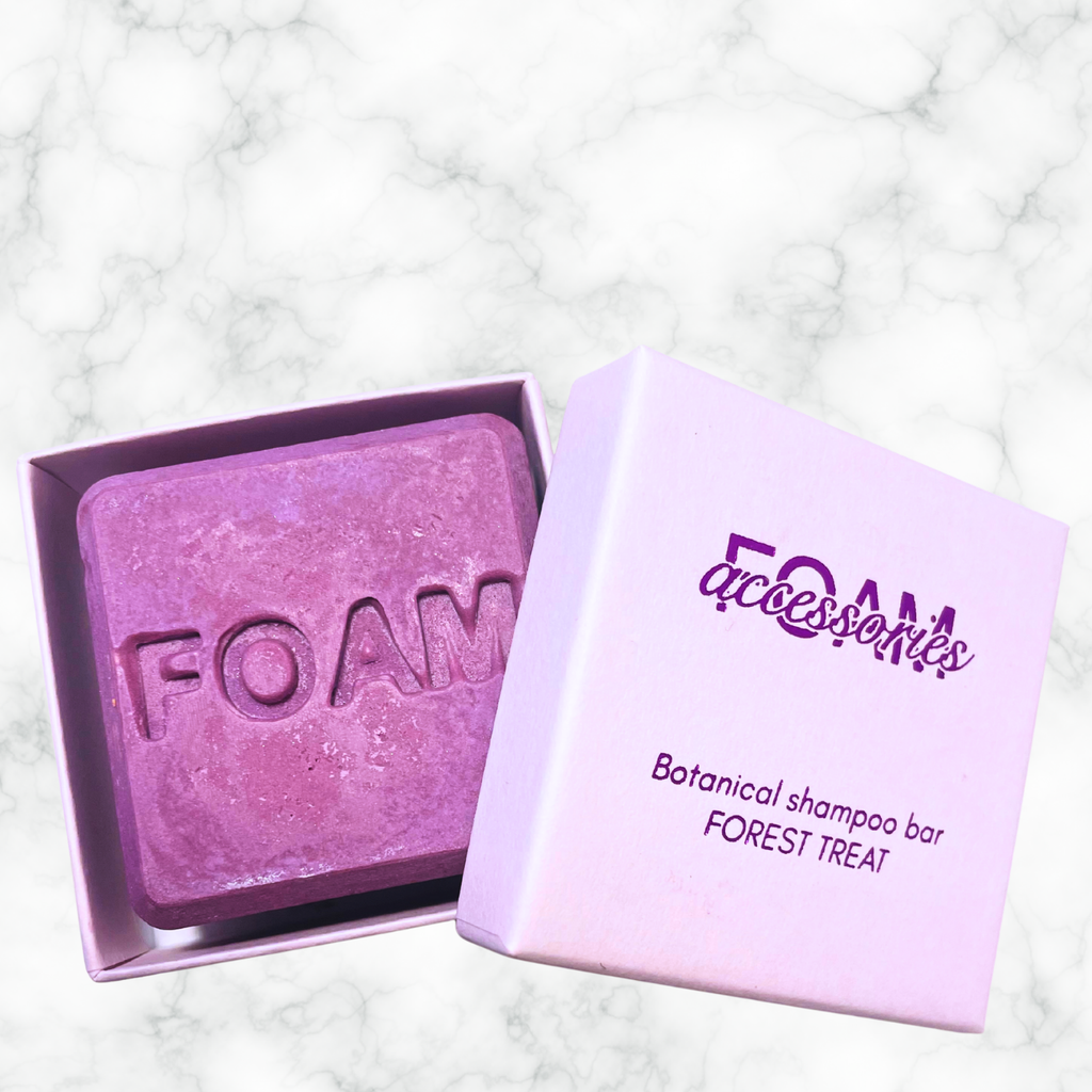 Schampokaka för torrt och slitet hår- Forest Treat Shampoo bar.