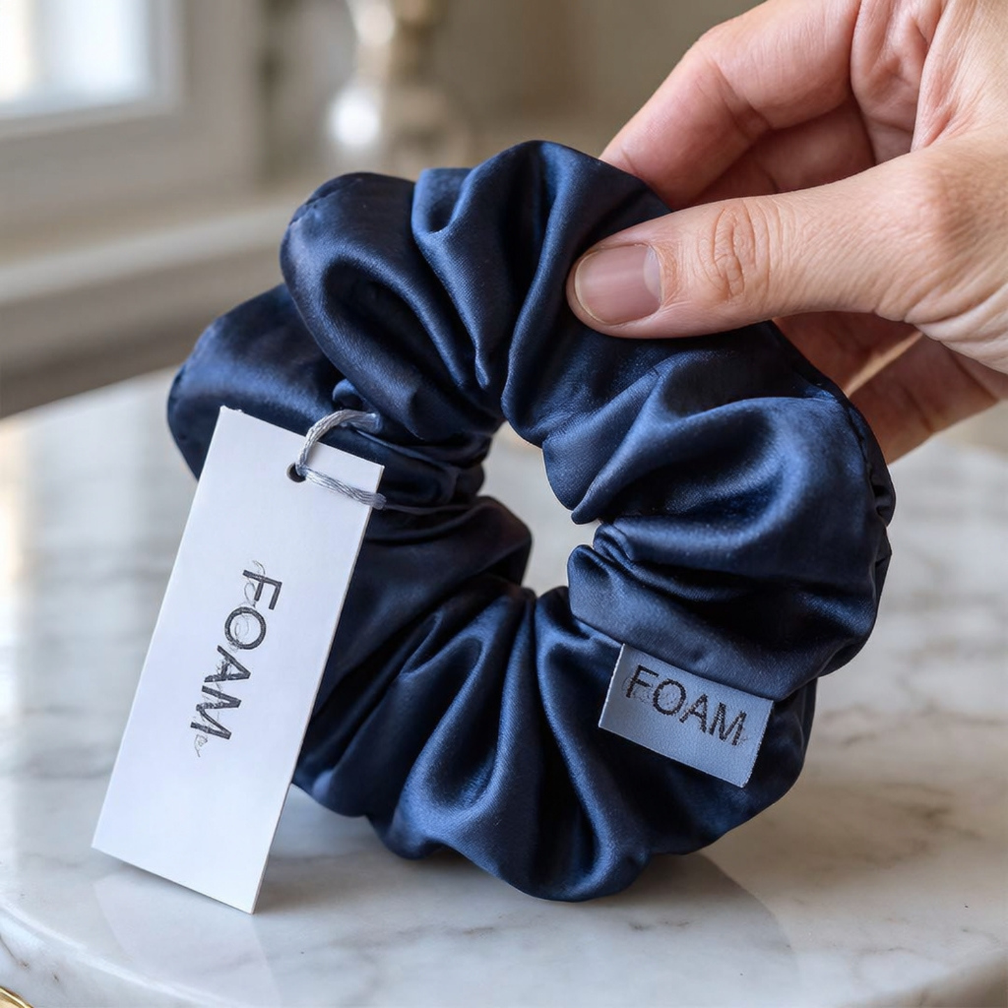 Satin scrunchie