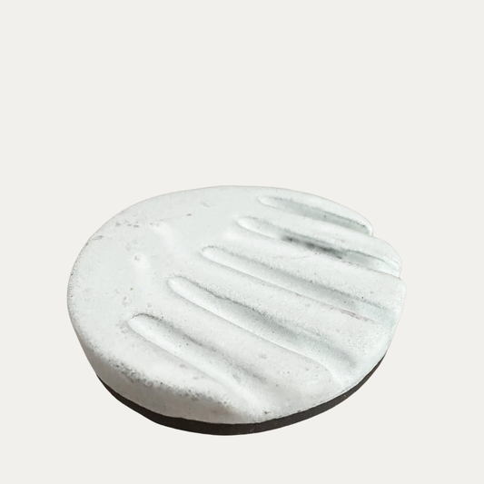 Stoneware soap dish